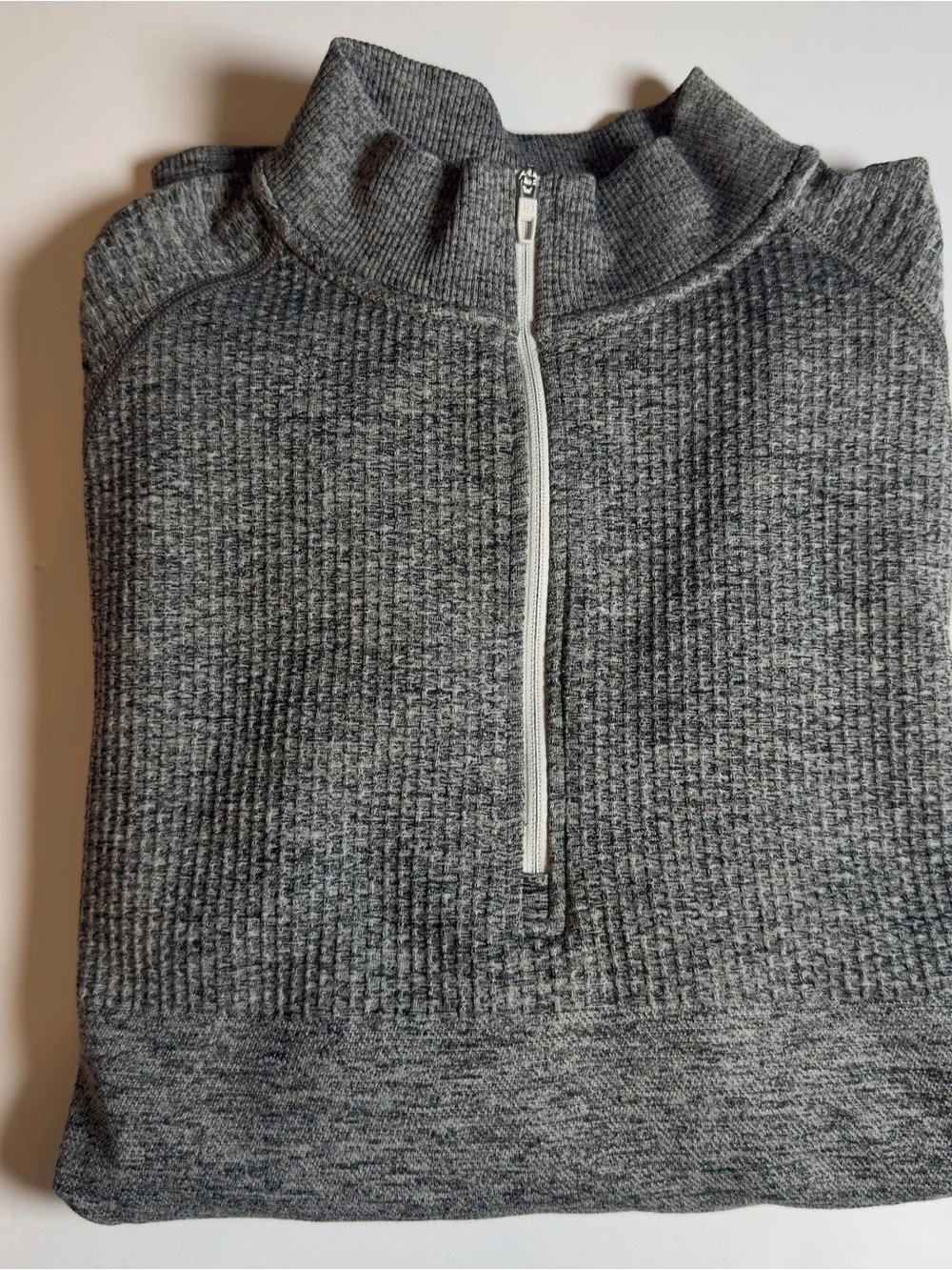 Lululemon Men's Engineered Warmth Half Zip Pullover - Gray - Size Medium